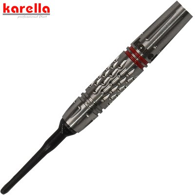 Karella Soft Darts Commander silber 90% Tungsten Softtip Darts Softdart 21 g