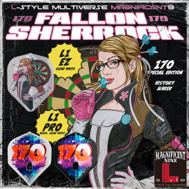 L-Style Signature Champagne Dart Flights L1PRO Standard Fallon Sherrock V4 170 in verschiedenen Designs
