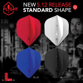 L-Style Champagne Dart Flights L1EZ Standard in verschiedenen Farben