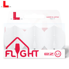L-Style Champagne Dart Flights L1EZ Standard Weiß