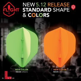 L-Style Champagne Dart Flights L1EZ Standard Schwarz