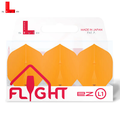 L-Style Champagne Dart Flights L1EZ Standard Neon Orange