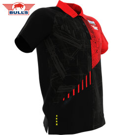 BULL´S NL Darts Kim Huybrechts The Hurricane Matchshirt Dart Shirt Trikot Design 2022 Größe L