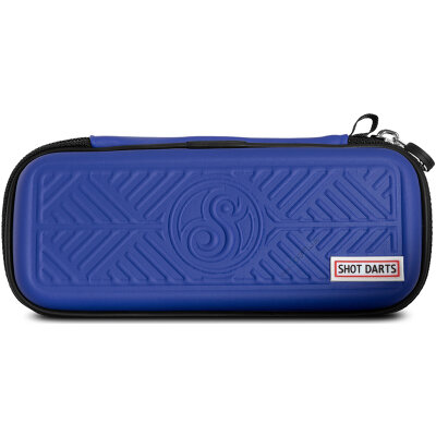 Shot Dart Tactical Slim Darttasche Dartcase Dartbox Wallet Blau