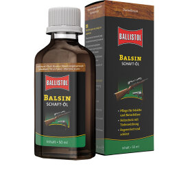 Ballistol Balsin Schaftöl hell, dunkelbraun, rotbraun zur Waffenpflege in verschiedenen Größen