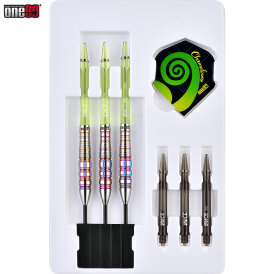 one80 Steel Dart Chameleon Emerald 90% Tungsten Steeltip Dart Steeldart