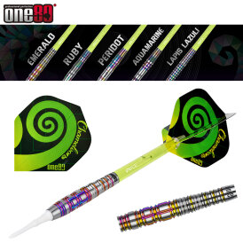 one80 Soft Dart Chameleon Emerald 90% Tungsten Softtip Dart Softdart 20 g