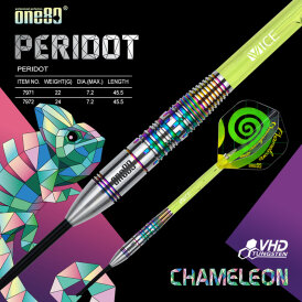 one80 Steel Dart Chameleon Peridot 90% Tungsten Steeltip Dart Steeldart