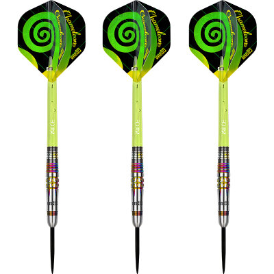 one80 Steel Dart Chameleon Aquamarine 90% Tungsten Steeltip Dart Steeldart 24 g