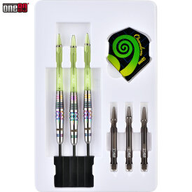 one80 Steel Dart Chameleon Aquamarine 90% Tungsten Steeltip Dart Steeldart 24 g