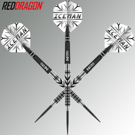 Red Dragon Steel Darts Gerwyn Price Iceman Thunderbolt 90% Tungsten Steeltip Dart Steeldart