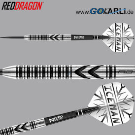 Red Dragon Steel Darts Gerwyn Price Iceman Thunderbolt 90% Tungsten Steeltip Dart Steeldart
