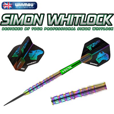 Winmau Steel Darts Simon Whitlock Spezial World Cup SE Steeltip Dart Steeldart 90% Tungsten
