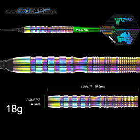 Winmau Soft Darts Simon Whitlock Spezial World Cup SE Softtip Dart Softdart 90% Tungsten 20 g