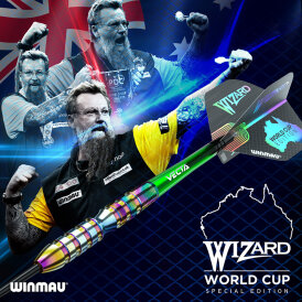 Winmau Steel Darts Simon Whitlock Spezial World Cup SE Steeltip Dart Steeldart 90% Tungsten 22 g