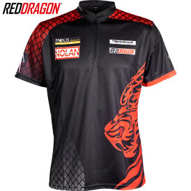 Red Dragon Darts Jonny Clayton Dragon Tour Polo Dartshirt Matchshirt Dart Shirt Trikot 2022 Größe XL