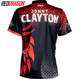 Red Dragon Darts Jonny Clayton Dragon Tour Polo Dartshirt Matchshirt Dart Shirt Trikot 2022 Größe XL