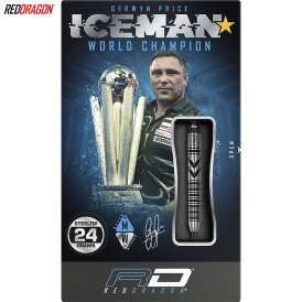 Red Dragon Steel Darts Gerwyn Price Iceman Thunderbolt 90% Tungsten Steeltip Dart Steeldart 22 g