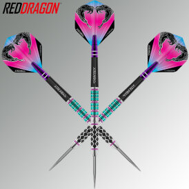 Red Dragon Steel Darts Peter Wright Supa Venom 90% Tungsten Steeltip Dart Steeldart 24 g