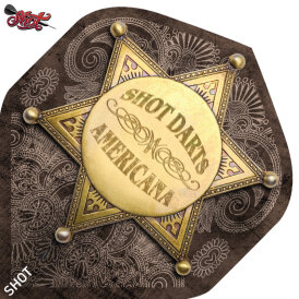 Shot Dart Flights Americana Dartflights verschiedene Designs, Fligfhtformen / Shapes