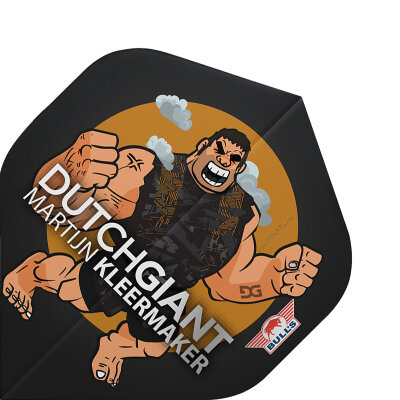 BULLS NL Player 100 Std. Martijn Kleermaker The Dutch Giant Flights Dartflight Cartoon Std. 50922