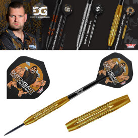 BULLS NL Steel Darts Martijn Kleermaker The Dutch Giant Shell Coated Brass Steeltip Darts Steeldart 21 g