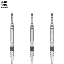 Target Steel Tip SWISS Point Dart Wechsel- Spitzen Schraubspitzen Silber DX Point 26 mm