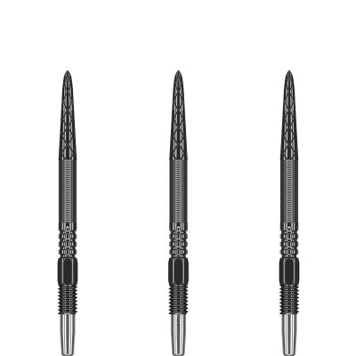 Target Steel Tip SWISS Point Dart Wechsel- Spitzen Schraubspitzen Schwarz DX Point 26 mm