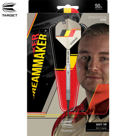 Target Soft Darts Dimitri van den Bergh G1 Matchdarts 90% Tungsten Softtip Softdart