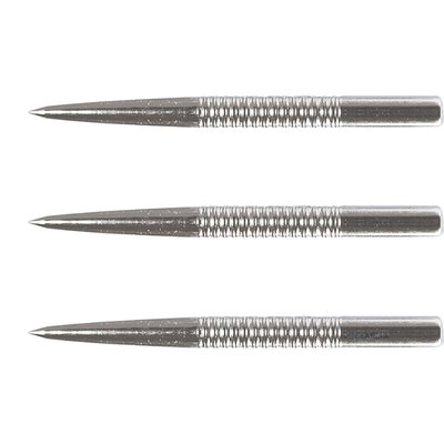Winmau Steel Tip Ringed Points Wechsel- Spitzen Dart Point Silber 32 mm