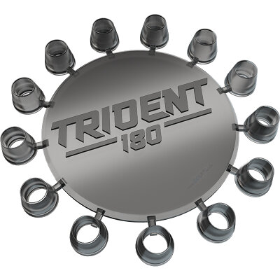 Winmau Dart Trident 180 Caps Silber