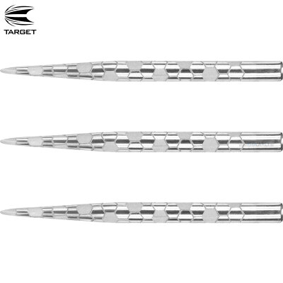 Target Steel Tip Onyx POINT Dart Wechsel- Spitzen Dart Point Onyx Silber 32 mm