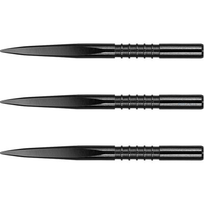 Target Steel Tip Fire Edge POINT Dart Wechsel- Spitzen Dart Point Fire Edge Schwarz 36 mm