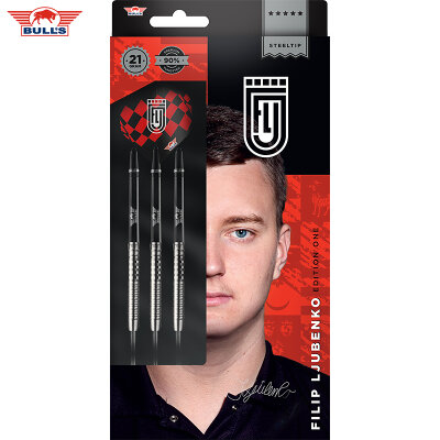 BULLS NL Steel Darts Filip Ljubenko 90% Tungsten Steeltip Darts Steeldart 21 g