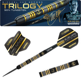 Winmau Steel Darts MvG Michael van Gerwen Trilogy 90% Tungsten Steeltip Dart Steeldart