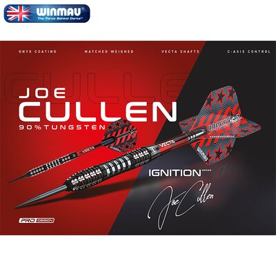 Winmau Steel Darts Joe Cullen Ignition Series 90% Tungsten Steeltip Dart Steeldart