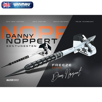 Winmau Steel Darts Danny Noppert Freeze Edition 90% Tungsten Steeltip Dart Steeldart