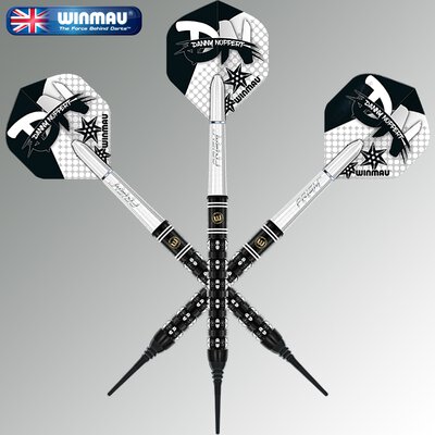 Winmau Soft Darts Danny Noppert Freeze Edition 90% Tungsten Softtip Dart Softdart 20 g