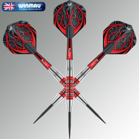 Winmau Steel Darts Diablo Torpedo 90% Tungsten Steeltip Dart Steeldart 26 g