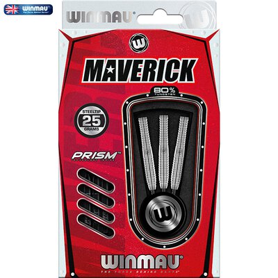 Winmau Steel Darts Maverick 80% Tungsten Steeltip Dart Steeldart 25 g