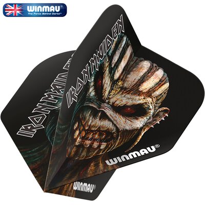 Winmau Rockband Rock Legends Flights Dart Flight Dartflights Iron Maiden Book of Souls Designs 2022 6905-239
