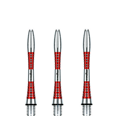 Winmau Triad Aluminium Dart Shaft Dartshaft aerodynamische Profilierung S Kurz Rot