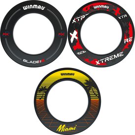 Winmau Dartboard Surrounds PDC, Xtreme Red, Miami in...