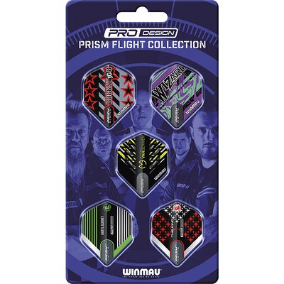 Winmau Flight Collection Dartflight Player, Prism Alpha, Zeta, Rhino, Mega, Blade 6 Dart Flight Sets in verschiedenen Designs 2022