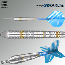 Target Steel Darts Phil Taylor Power Brass komplett Dartset Steeltip Steeldart 22 g