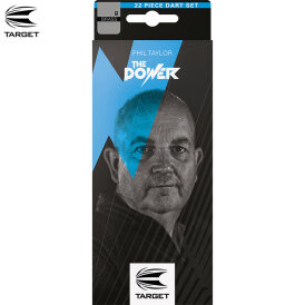 Target Steel Darts Phil Taylor Power Brass komplett Dartset Steeltip Steeldart 22 g