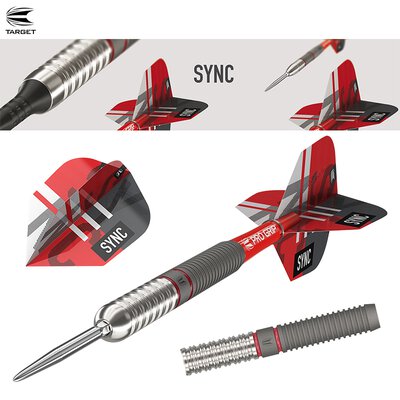 Target Steel Darts SWISS Point SYNC SP01 80% Tungsten Steeltip Darts Steeldart