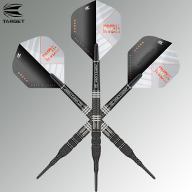 Target Soft Darts Raymond van Barneveld RVB 95 ECHO 95% Tungsten Softtip Dart Softdart 20 g