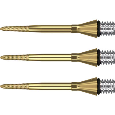 Target Dart Swiss Point-Technologie Steel Tip Schraubspitzen Titanium Conversion Point Nano Gold 30 mm