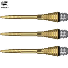 Target Dart Swiss Point-Technologie Steel Tip Schraubspitzen Titanium Conversion Point Grooved Gold 30 mm